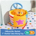 thumbnail image 2 of Juguete sensorial Teether Ms. Rachel Herbie con pinza para sonajero, 2 of 9