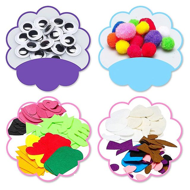Kit de fabricación de marionetas de mano de animales para niños, juguetes de juego de rol artesanales de arte Diy Afortunado Sencillez