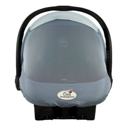 UPC: 0705260888367 | CozyBaby Lightweight Mesh Summer Sun and Bug Infant Carrier Cover Gray