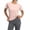 Pink, variant on XuJwPNcy Workout Tops for Women Basic Short Sleeve Rash Guard T-Shirts Summer Comfortable Tees Yoga Gym Running Clothing