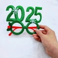 thumbnail image 3 of JYYYBF Christmas Sunglasses Glitter Party Sunglasses 2025 New Year Eve Glasses Festival Accessories for Adults, 3 of 6