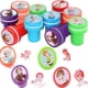 thumbnail image 5 of Suministros para fiestas de princesas Elsa y Anna de Frozen, pegatinas, anillos, pulseras, pajitas reutilizables, sellos, bolsas de papel, decoración para fiestas de cumpleaños, 5 of 5