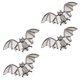 thumbnail image 3 of 4pcs Halloween creativo en forma de tapa de servilleta anillos de servilleta de Halloween (Negro), 3 of 5