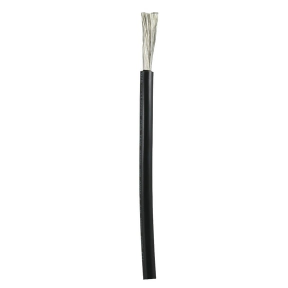 Ancor Black 4 AWG Battery Cable - Sold By The Foot | Bundle of 2