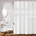 thumbnail image 2 of Cortina De Baño 200x180 Ducha Impermeable Lavable+12 Ganchos Xtellar blanco, 2 of 3