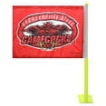 thumbnail image 3 of Jacksonville State University Gamecocks Car Flag with Display Pole, 3 of 6
