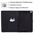 thumbnail image 6 of iPad 9.7" 6th/5th Gen 2018/2017 Case, iPad Air 2/Air 1 Case, Allytech Multi-Angle Viewing Stand Wallet Card Holder PU Leather Scratch Resistant Cover for iPad 6 2018/iPad 5 2017/Air 2 1, Skeleton, 6 of 6