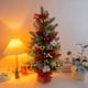 thumbnail image 2 of Decoraciones navideñas, adornos navideños, regalos de Navidad, mini árbol de Navidad nevado, mini árboles, 2 of 9