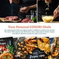 thumbnail image 6 of Cosori Dual Blaze 6.8-Quart Smart Air Fryer, No Preheat & No Shake, Precise Temps Prevent Overcooking, with Exclusive Bonus Silicone Mat, multipurpose Rack & Skewer Rack Set, Gray, 6 of 13