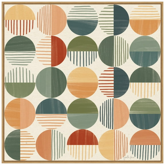 Amanti Art Born to Roam Pattern II Framed Canvas Wall Art Print