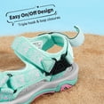 thumbnail image 3 of Sandalia DREAM PAIRS para Niños Transpirable y Resistente al Agua en Menta y Rosa, 3 of 6