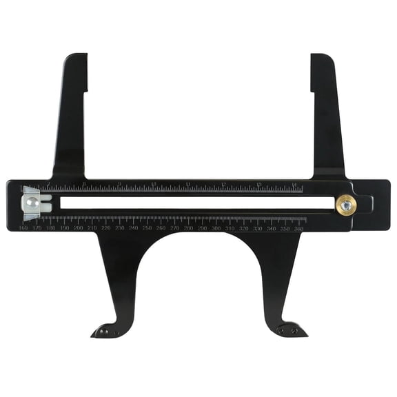 YAHHU Brake Drum Resetting Gauge 6.5‑14.25″ Dual‑Scale, Carbon Steel, Versatile for Drum & Disc Brakes