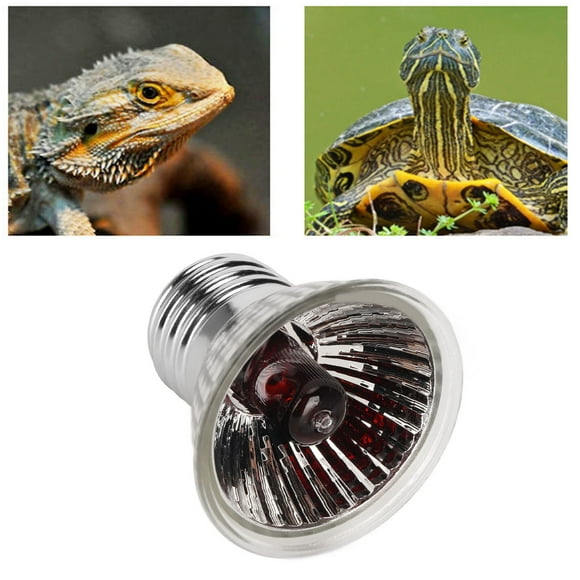 Bombilla De Repuesto Para Luz De Calor Para Reptiles, Aluminio UVA UVB, Ahorro De Energía, Lámpara De Calor Para Tomar El Sol, Bombilla 3.0 Infrarroja Para Erizo Para Serpientes