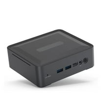 intnucpc Mini Pc AMD Ryzen 7 5800U, 16GB DDR4 RAM 512GB NVMe SSD, Triple Display 4K@60Hz, WiFi 6E BT 5.2, for Home Office/Gaming (Gray) Compact Size