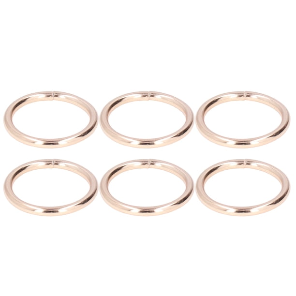 Anillos Para Manualidades, Amplia Aplicación Textura Exquisita Hierro De Primera Anillos De Metal De 4x32 Mm Resistentes Y Duraderos Para Bolsa Para Ropa Para Mochila