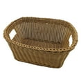 thumbnail image 4 of 1 Pc Wicker Woven Laundry Hamper Dirty Clothes Storage Basket (Coffee), 4 of 6