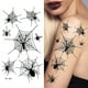 thumbnail image 2 of Tatuajes Temporales Arañas y Red de Araña Horror Telaraña Araña, 2 of 2