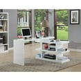 thumbnail image 2 of Chintaly Motion Home Office Desk with Shelves, 2 of 6