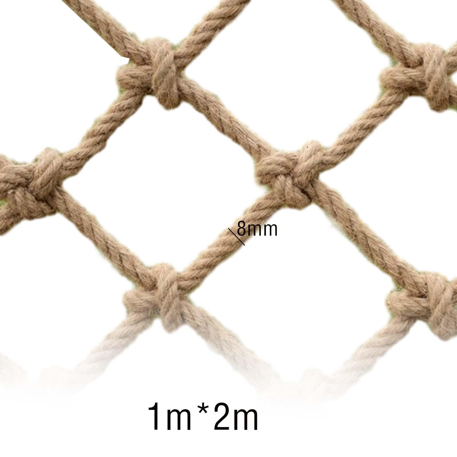 Treehouse Rope Net Tree House Safety Net 1x2M 1x2 Meter Hemp Climbing Rope Net For Kids ...
