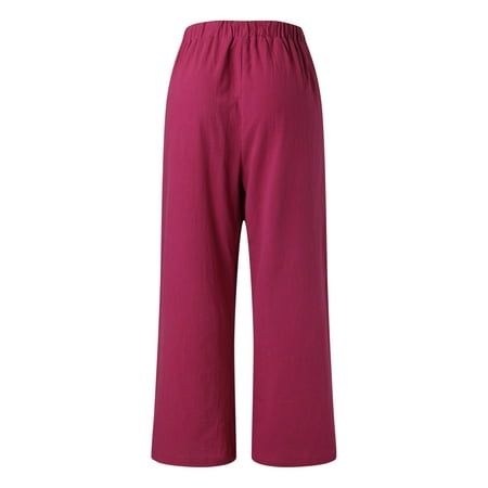 

TOWED22 Scrub Pants For Women Jogger Style Lounge Pants Trousers Pockets Sporty Fit Jogger Bottom Waist Women s Lightweight Fall Pants Women( 3XL)