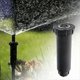 thumbnail image 4 of Aspersor de jardín, cabezal de aspersor automático de turbina emergente para césped, 15 x 5,5 x 5,5 cm, Fontainebleau, 2 unidades, negro., 4 of 5