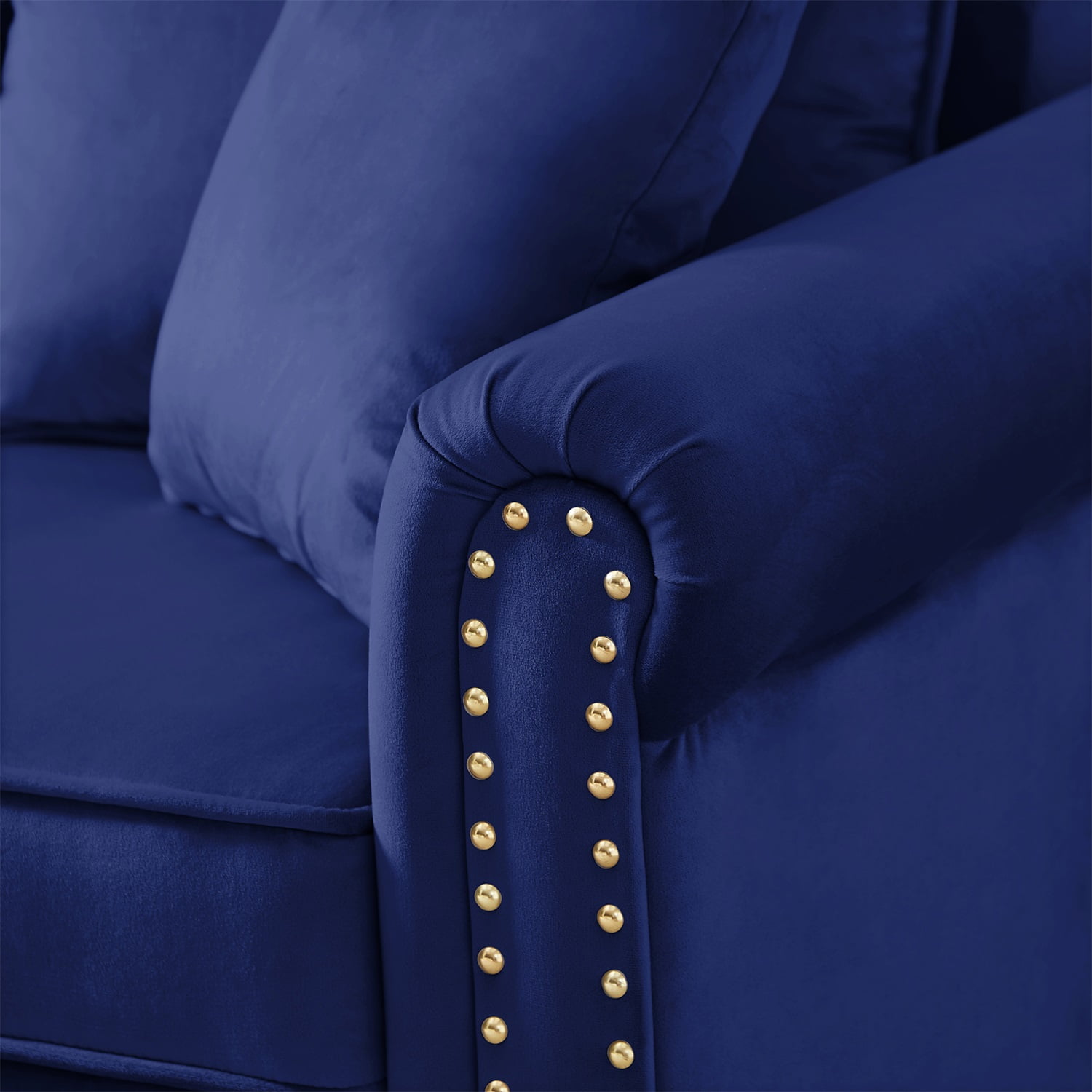 Resenkos 62.5" Casual Sofa Lifestyle Solutions Sofa Bed Couch for Bedroom in Home & Kitchen Apartment Dorm, Blue Resenkos 62.5" Casual Sofa Lifestyle Solutions Sofa Bed Couch for Bedroom in Home & Kitchen Apartment Dorm, Blue