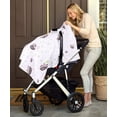 thumbnail image 7 of Baby Car Seat Cover, Infant Carseat Canopy Newborn Carrier Stroller Covers for Girls Boys, Lightweight Breathable Fit Summer Spring Autumn, 7 of 7