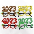 thumbnail image 4 of Gafas de Feliz Navidad Santa Claus muñeco de nieve astas árbol de Navidad decoración de Navidad foto Prop niños regalo de Año Nuevo, 4 of 4