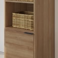 thumbnail image 4 of Nexera Porto Storage Cabinet, Brown Oak, 4 of 8