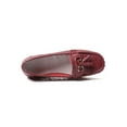 thumbnail image 4 of Fangasis Nurse Flats Comfort Loafers Bow-Knot Casual Shoes Work Lightweight Walking Wine Red 6, 4 of 9