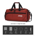 thumbnail image 2 of Bolsa De Ejercicios Bolsa de deporte Bolsa de entrenamiento de fitness portátil impermeable para hombres y mujeres (rojo) Ndcxsfigh Para Estrenar, 2 of 6