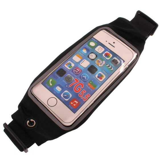 For Google Pixel 7a - Running Waist Bag, Belt Band Sports Gym Workout Case Cover Pouch Reflective P2V