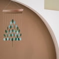 thumbnail image 4 of Campanas de viento arcoíris con forma de arce, regalos para jardín, decoración giratoria verde, 4 of 9