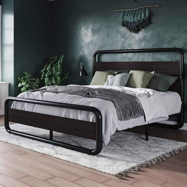 Cama de Tamaño Matrimonial Con Cabecero FABATO