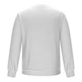 thumbnail image 3 of Men's Waffle Knit Crewneck Sweatshirts Soild Color Loose Long Sleeve Pullover Shirt Casual Lightweight Sweater Fall Outifts, 3 of 5
