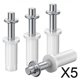 thumbnail image 1 of 5x4 Piezas de Herrajes para Puertas Corredizas Plegables Soledad Estilo C, 1 of 7