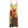 thumbnail image 5 of Funny Squirrel Sleeveless Dress Woman Fashion Long Dresses Women's Summer Suit Dress Summer 2025 Women, 5 of 7