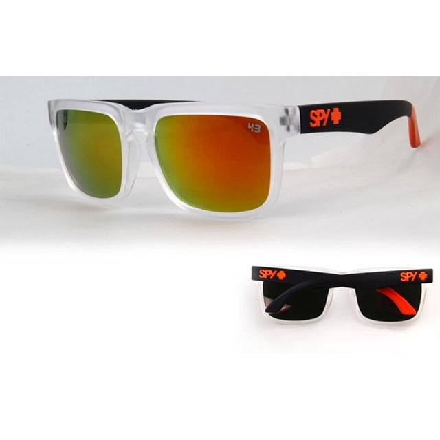 Ken Block-gafas de sol cuadradas para hombre, lentes cuadradas con recubrimiento reflectante, espejo, UV400 qym unisex