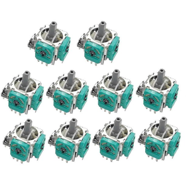10PCS 3D Analog Joystick for Switch Pro Game Controller Joystick Grips Sticks Potentiometer Repair Parts