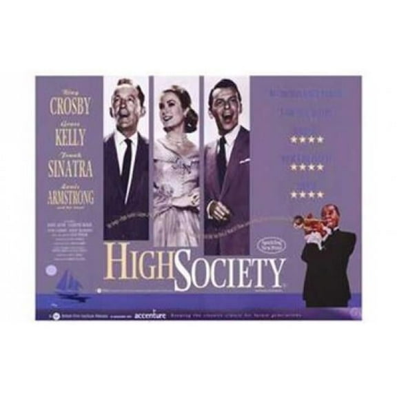 Pop Culture Graphics MOV196000 High Society Movie Poster, 17 x 11