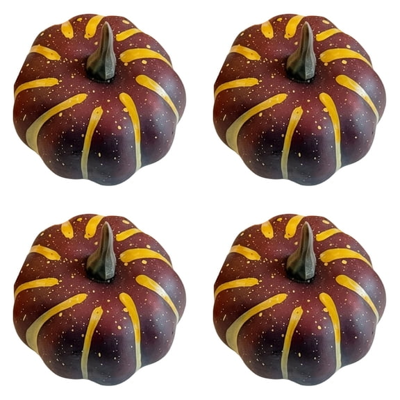 Fall Artificial Mini Pumpkins,Harvest Cute Small Pumpkins,1.96 Inch Artificial Pumpkin,Faux Pumpkin Decoration Fall Harvest Decor,for Halloween, Thanksgiving, Porch, Indoor Outdoor Display