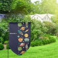 thumbnail image 2 of Wukai Space Print Garden Flag 12.5x18 Inch Double Sided Sun-resistant Rain-resistant, Wrinkle-resistant Colorfast(Only Flag), 2 of 7