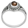 thumbnail image 5 of Natural Smoky Quartz - Brazil 925 Sterling Silver Ring s.5 Jewelry DGR1131_H_5 R-1044, 5 of 7