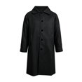 thumbnail image 4 of Mens Trench Coat Slim Fit Single Breasted Long Windbreaker Jacket Classic Lapel Casual Overcoat Business Trench Jacket, 4 of 6
