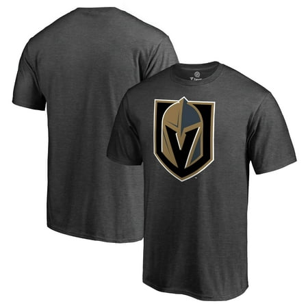 Vegas Golden Knights Fanatics Branded Primary Logo T-Shirt - Dark Grey (Best Power Armor In New Vegas)