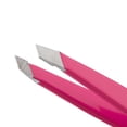 thumbnail image 2 of Tweezerman Neon Pink Full Slant Stainless Steel Slant Tweezer US, 2 of 4