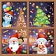 thumbnail image 4 of Pegatinas de ventana de copo de nieve de Navidad, pegatina de pared de vidrio de puerta electrostática, Feliz Navidad, Papá Noel, muñeco de nieve, alce, 4 of 4
