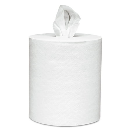Scott Center-Pull Paper Roll Towels, Absorbency Pockets, 1Ply, 8x15, 500/Roll, 4 Rl/Ct
