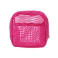 thumbnail image 1 of Bolsas de Maquillaje de Cuadrícula Duraderas de 1 Pc en Rojo Rosa de Unique Bargains, 1 of 1