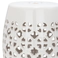 thumbnail image 2 of Safavieh Circle Lattice Ceramic Garden Stool in Cream, 2 of 2